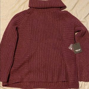 Purple Vera Wang Turtle neck sweater
